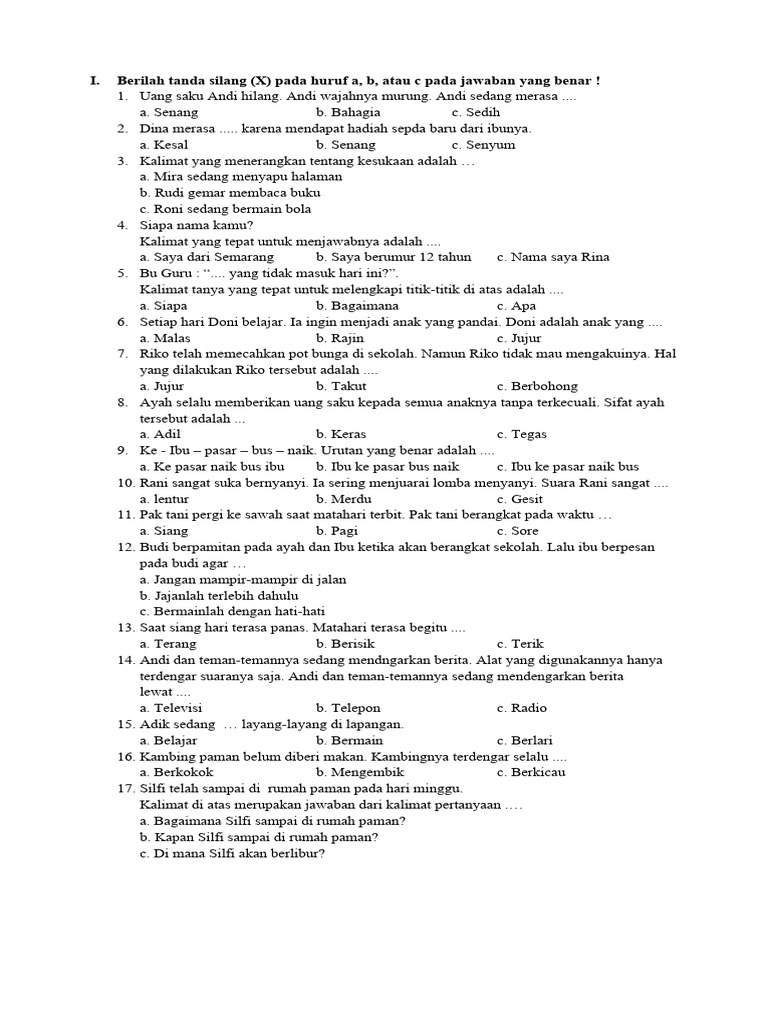 5 Rahasia Menjawab Soal B Indonesia Kelas 11 Semester 2 Agar Nilai Ujian Melonjak Cepat 5 Rahasia Menjawab Soal B Indonesia Kelas 11 Semester 2 Agar Nilai Ujian Melonjak Cepat
