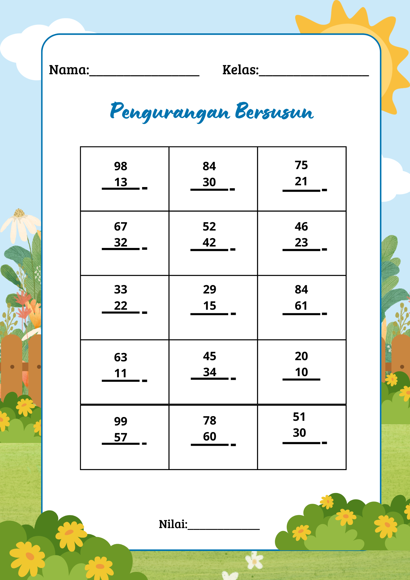 7 Rahasia Cepat Kuasai Soal Pengurangan Bersusun Kelas 2 SD yang Jarang Diketahui Orang Tua