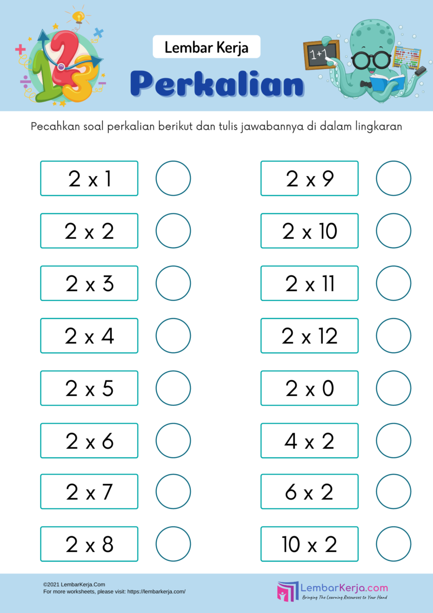 7 Rahasia Mudah Menguasai Soal Perkalian Kelas 2 Semester 2 Agar Anak Cepat Pintar