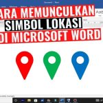 cara membuat simbol lokasi di word