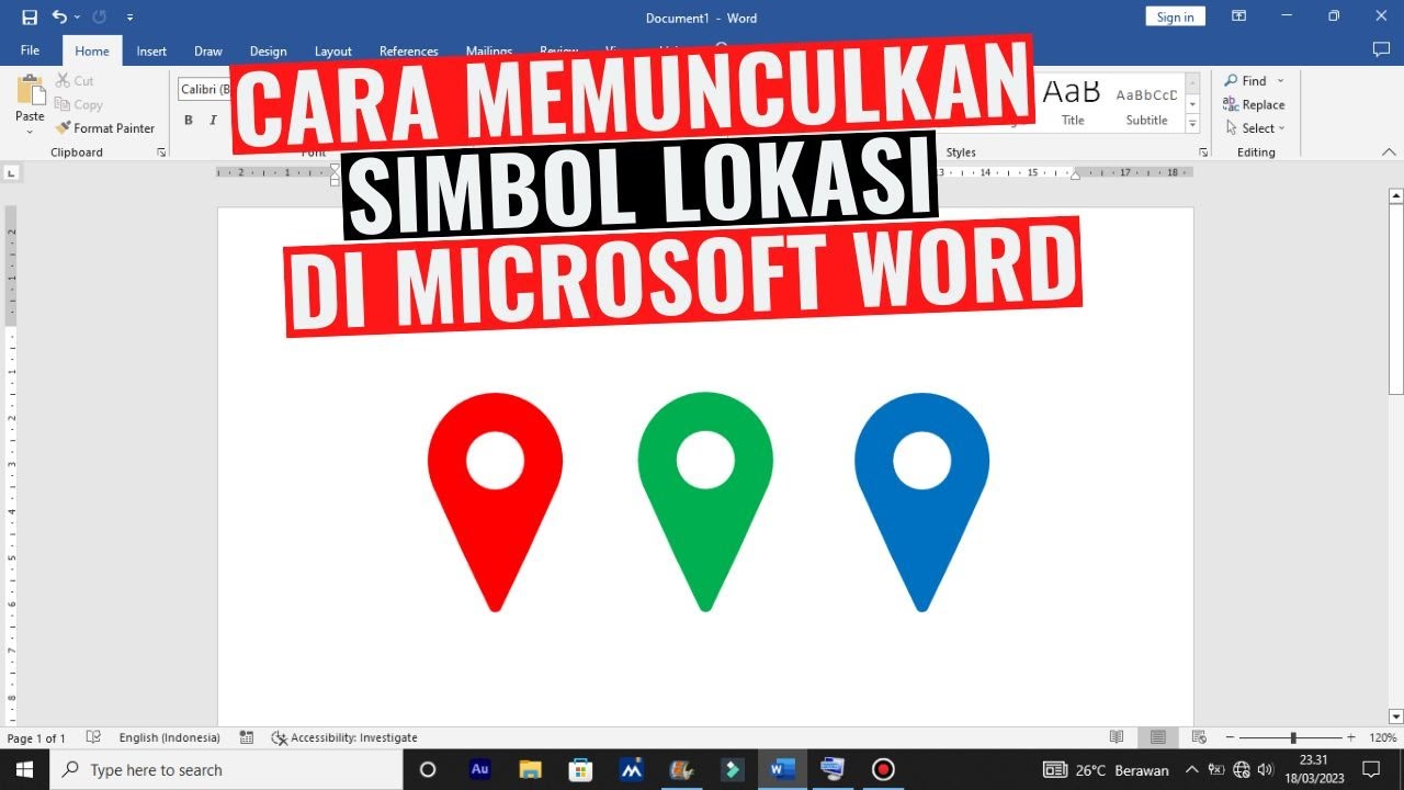 cara membuat simbol lokasi di word cara membuat simbol lokasi di word