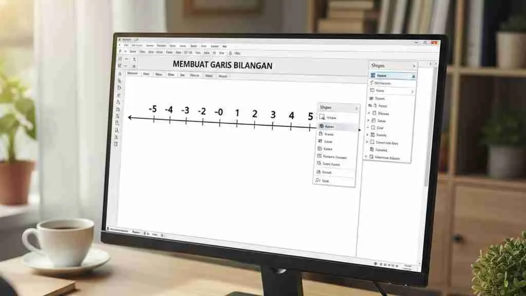 Cara Membuat Garis Bilangan di Word dengan Mudah dan Praktis Cara Membuat Garis Bilangan di Word dengan Mudah dan Praktis
