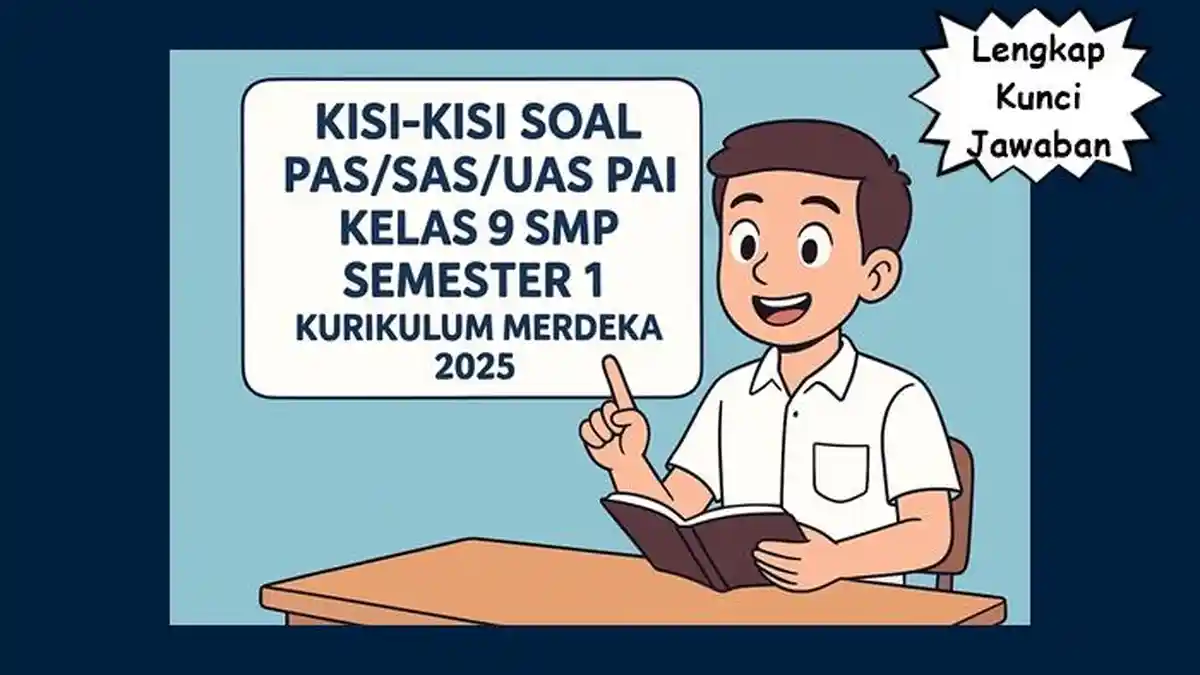 Kisi-kisi PAS SAS UAS PAI Kelas 9 SMP Semester 1 Kurikulum Merdeka 2025