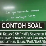 Rahasia Soal PAI Kelas 9 Semester 1 Kurikulum 2013 Versi Hanapi Bani Terungkap