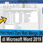 Ternyata Semudah Ini Cara Print Mail Merge Sekaligus di Word dari Excel