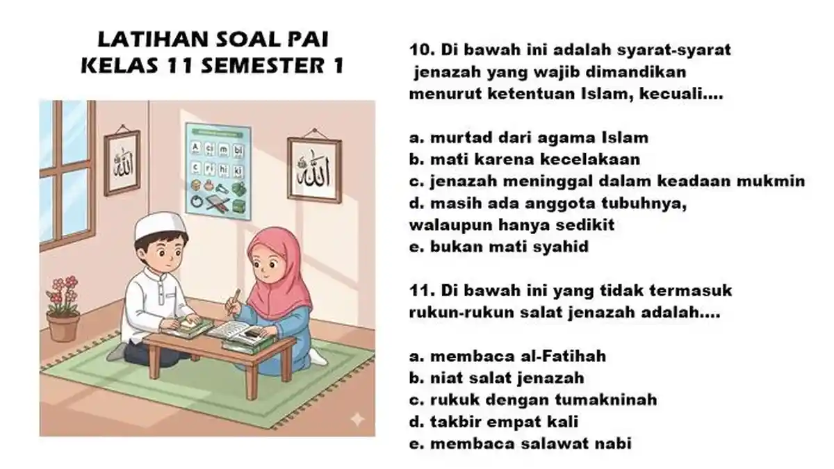 5 Fakta Mengejutkan dari Contoh Soal PAI Kelas 11 Semester 1 yang Wajib Tahu