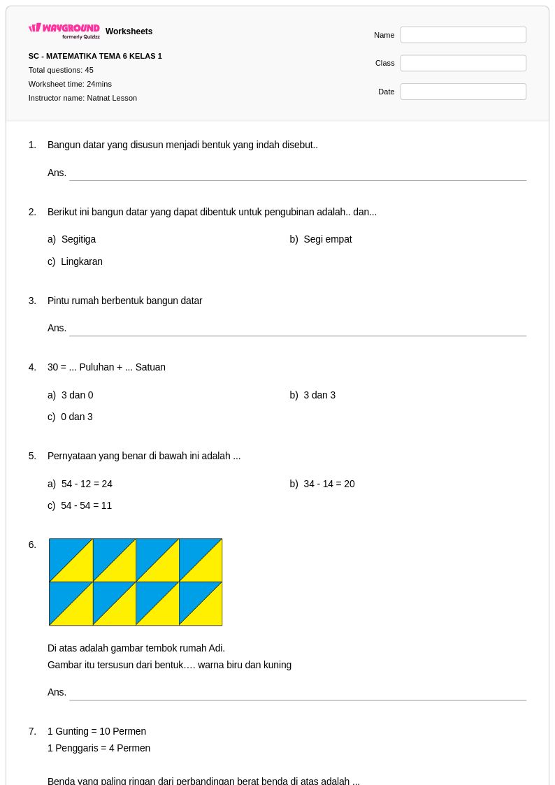 50 lembar kerja Mengidentifikasi Koin untuk Kelas 1 di Wayground 50 lembar kerja Mengidentifikasi Koin untuk Kelas 1 di Wayground