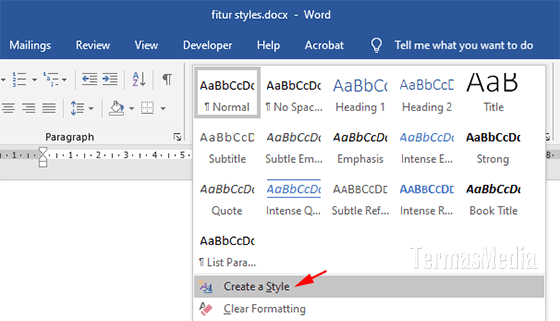 Cara Menggunakan Styles di Word Ini Panduan Lengkapnya