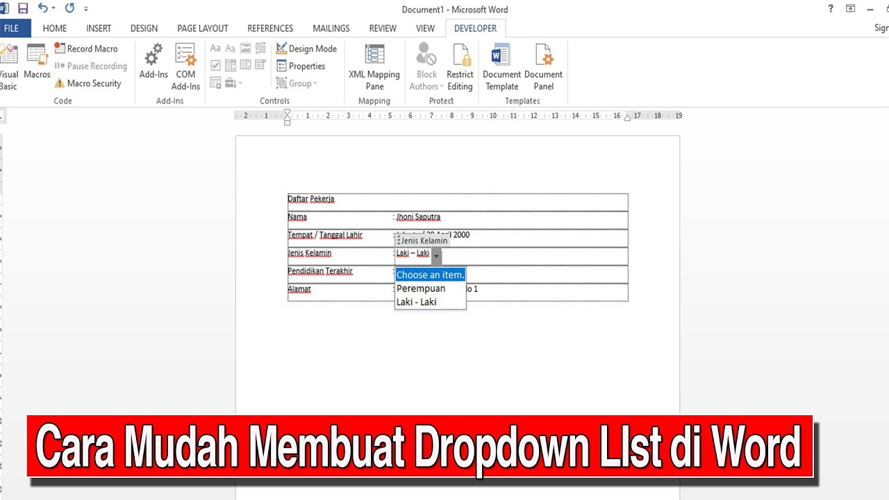 7 Cara Ubah Drop Down Word di 2026 Tanpa Ribet, Ternyata Semudah Ini