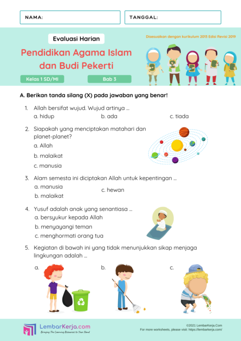 Contoh Soal PAI SD Kelas 1 Ternyata Sesering Ini Muncul di Ujian, Wajib Tahu Sebelum Terlambat Contoh Soal PAI SD Kelas 1 Ternyata Sesering Ini Muncul di Ujian, Wajib Tahu Sebelum Terlambat