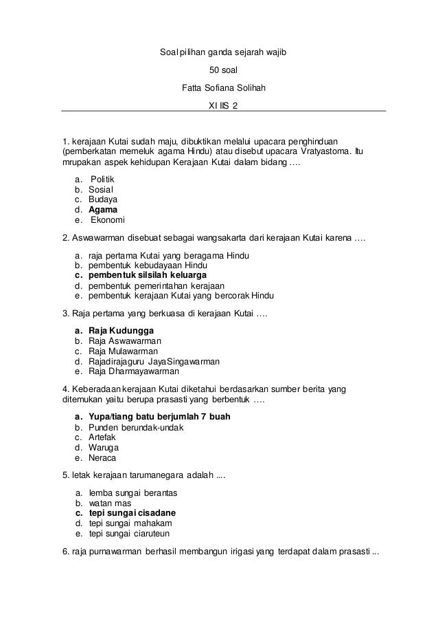 Terbukti! 7 Contoh Soal HOT Sejarah Wajib Kelas XI Semester 1 yang Bikin Nilai Naik Terbukti! 7 Contoh Soal HOT Sejarah Wajib Kelas XI Semester 1 yang Bikin Nilai Naik