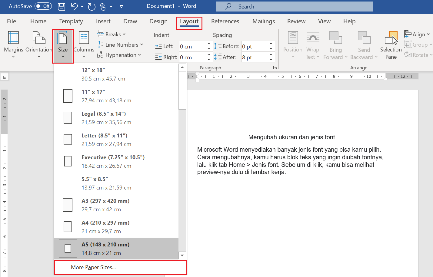 Terbukti Cara Mengubah Ukuran Paper di MS Word dengan Mudah Sebelum Salah Pilih Ruler