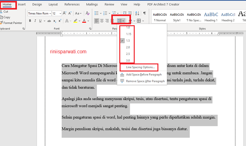 Terbukti Cara mengubah ukuran spasi di word 2007 yang Jarang Diketahui Selama Ini