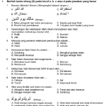 contoh soal pai kelas 4 semester 1 2015