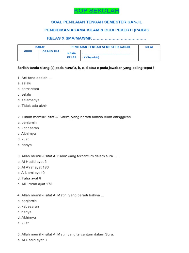 contoh soal pai kelas x semester 1: 5 Tipe Soal HOTS yang Sering Muncul dan Cara Menjawabnya agar Nilai Bagus contoh soal pai kelas x semester 1: 5 Tipe Soal HOTS yang Sering Muncul dan Cara Menjawabnya agar Nilai Bagus