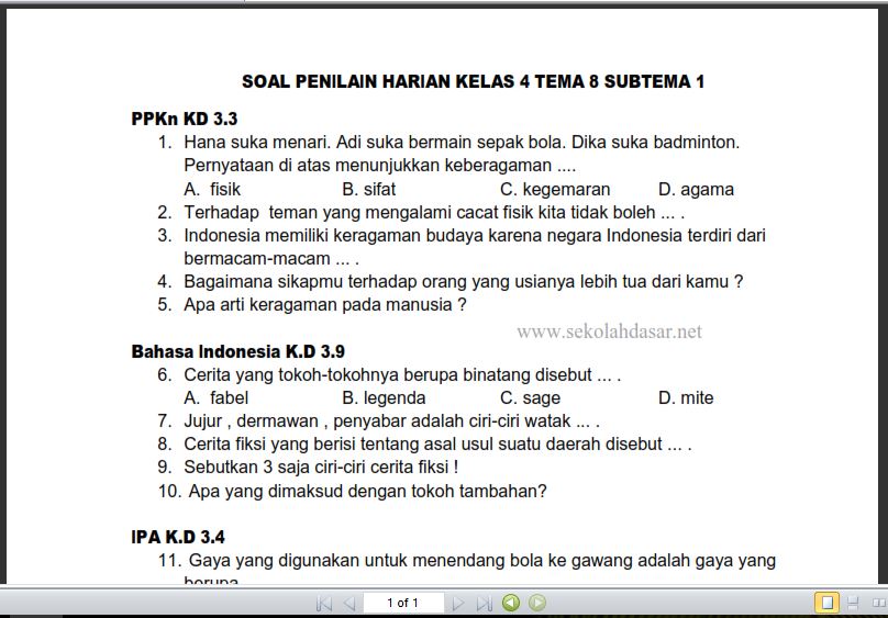 Soal Ips Hots Kelas 4 Tema 1 K13 - Pendidik Siswa Soal Ips Hots Kelas 4 Tema 1 K13 - Pendidik Siswa
