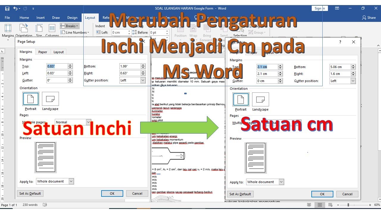 Rahasia Cara Mengubah Ukuran Menjadi Cm di MS Word Hitung 1 Hektare ke Meter Persegi Rahasia Cara Mengubah Ukuran Menjadi Cm di MS Word Hitung 1 Hektare ke Meter Persegi