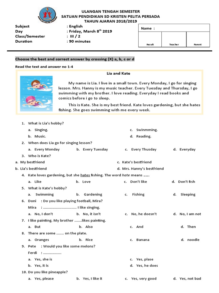 Rahasia Ampuh Jawab Soal Soal LKS Bahasa Inggris Kelas 3 SD Agar Nilai Maksimal Rahasia Ampuh Jawab Soal Soal LKS Bahasa Inggris Kelas 3 SD Agar Nilai Maksimal