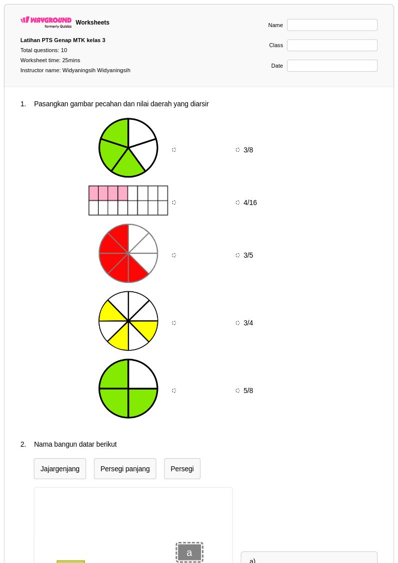 Rahasia Cepat Bisa Kerjakan Soal Soal Matematika Kelas 3 Semester 2 Pecahan Ini