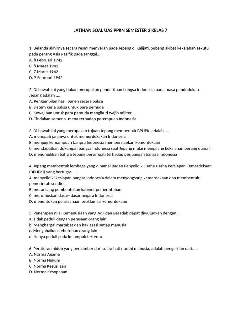 Rahasia Nilai Sempurna Lewat Latihan Soal PKN Kelas 7 Semester 2 yang Wajib Kamu Coba Rahasia Nilai Sempurna Lewat Latihan Soal PKN Kelas 7 Semester 2 yang Wajib Kamu Coba