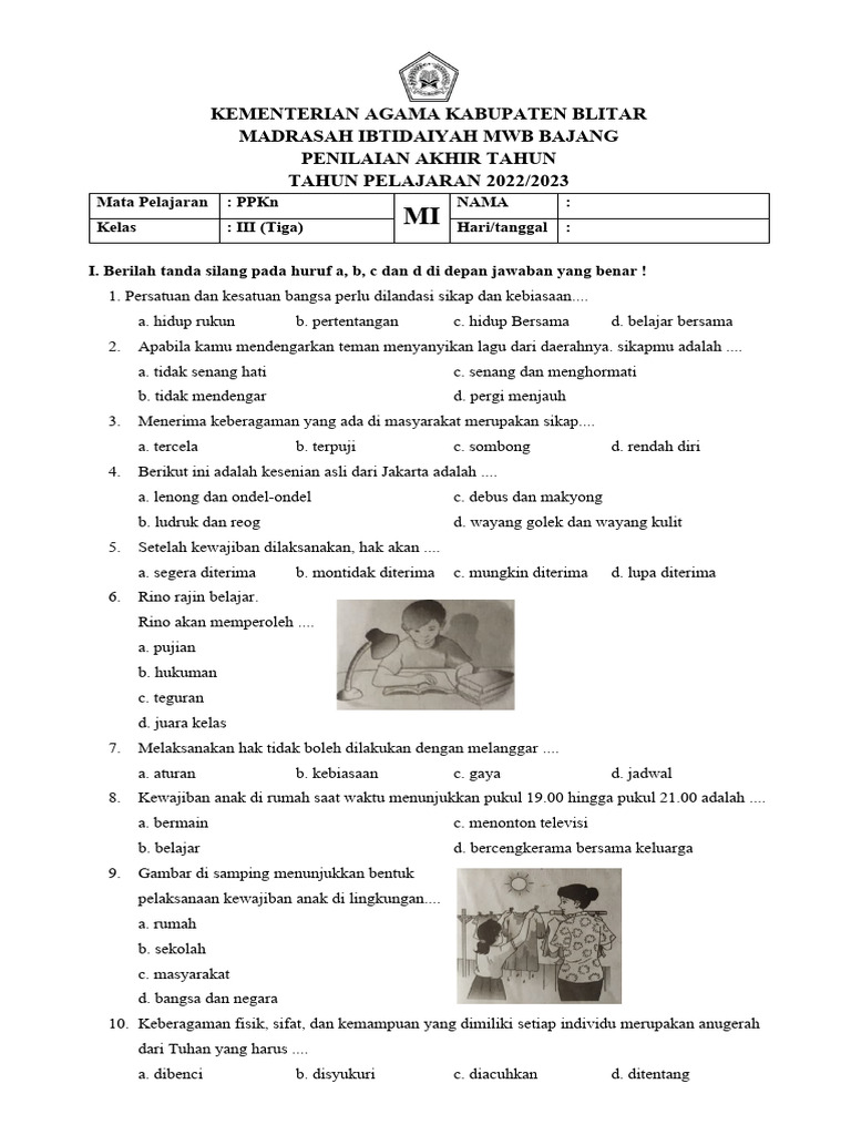 Rahasia Skor Sempurna dengan Latihan Soal PKN Kelas 3 SD Semester 2 Terbaru