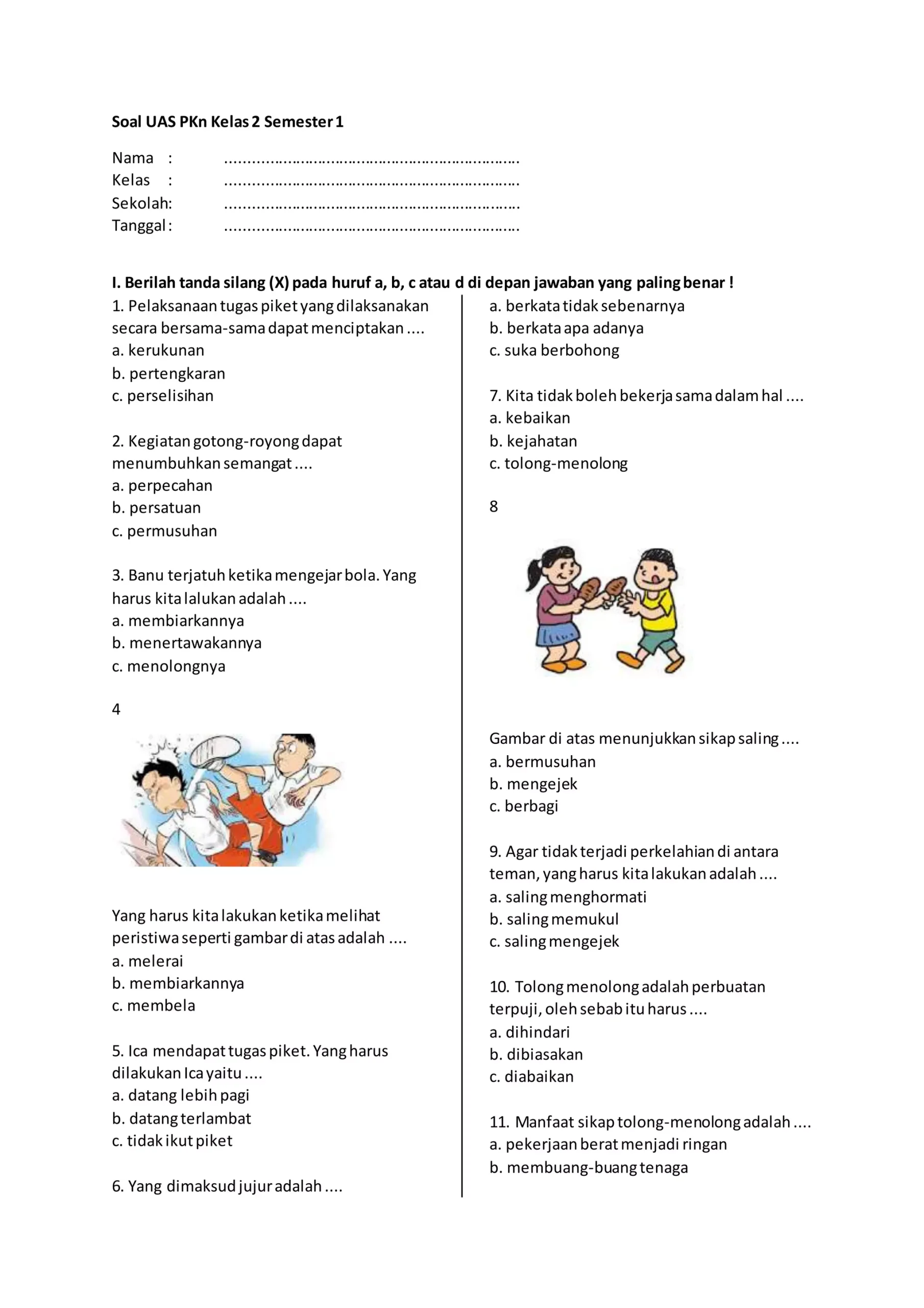 Wajib Tahu! Kumpulan Latihan Soal PKN Kelas 2 Tentang Musyawarah Agar Anak Makin Pintar