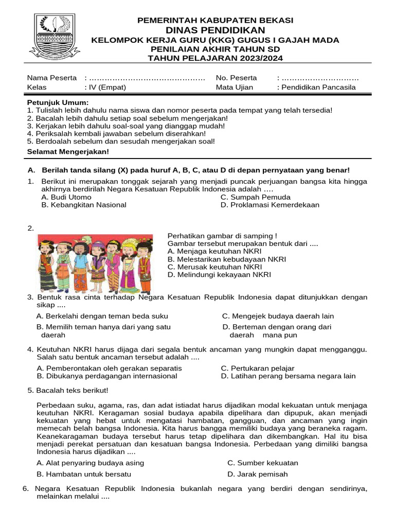 Wajib Tahu! Kumpulan latihan soal pkn kelas 4 semester 2 demokrasi paling akurat Wajib Tahu! Kumpulan latihan soal pkn kelas 4 semester 2 demokrasi paling akurat